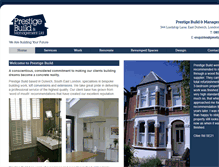 Tablet Screenshot of prestigebuild.net